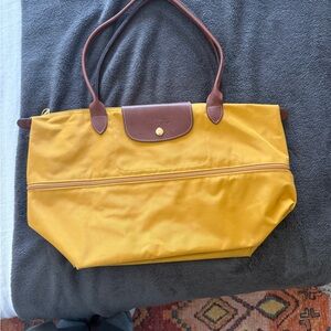 Longchamp Yellow Tote Bag